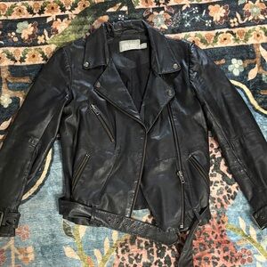 〰️ walter baker leather jacket